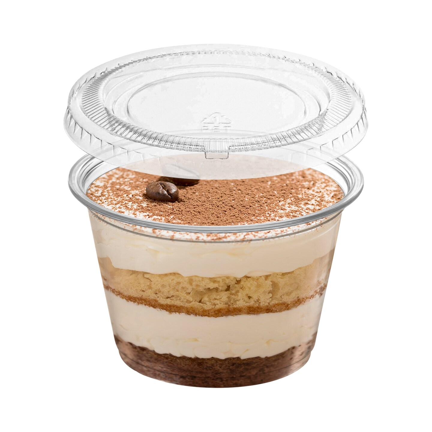 Clear Plastic Portion/Souffle Cups with Lids - 4oz (2500 Settings)