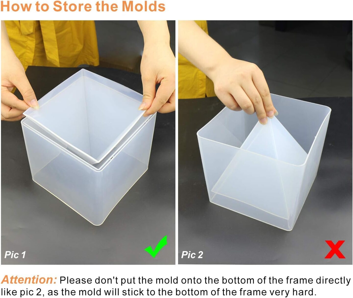 LET'S RESIN Pyramid Molds for Resin,Large Silicone Pyramid Molds,Silicone Resin Molds for DIY Pyramid, Jewelry,Great for Paperweight, Home Decoration(Height:15cm/5.9inch)