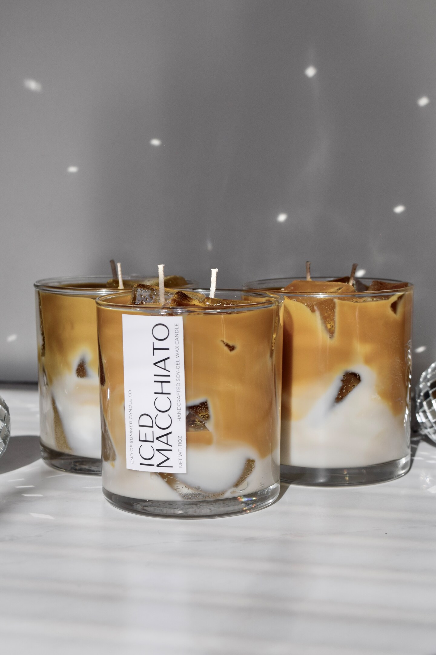 新作ウエア Cart Bar - Candle Wax Soy-Gel Coffee Iced Decor Coffee - アロマ・キャンドル