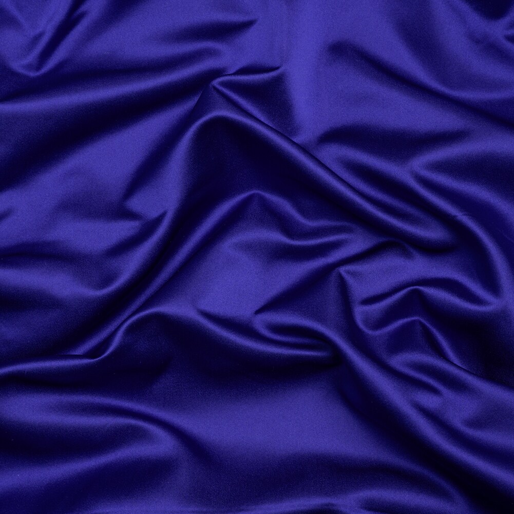 1 Yard Silk Duchesse Satin - Royal Blue - Premium Collection 59'' Width