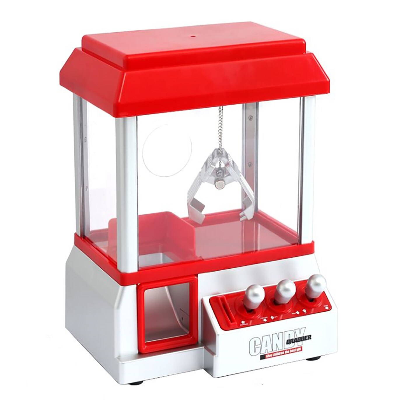Trimate Claw Machine for Kids. Mini Claw Machines Toys Candy Grabber Prize Dispenser. Includes 21pcs Tokens. Toy Claw Machine for Kids Home Party. Ideal Gifts for Christmas, Birthday to Kids.