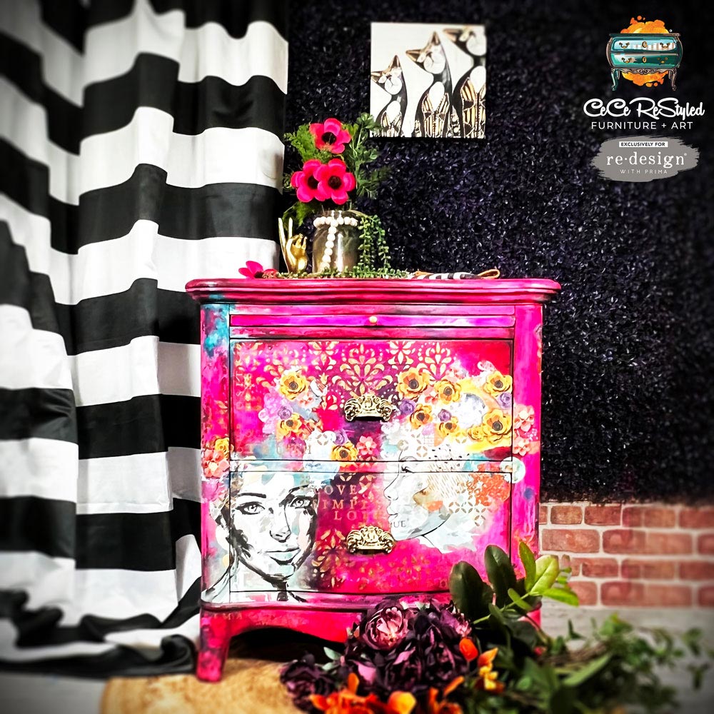 Decor Transfers&#xAE; 24x35 - Cece In Truth, Beauty - total sheet size 24&#x22;x35&#x22;, cut into 2 sheets