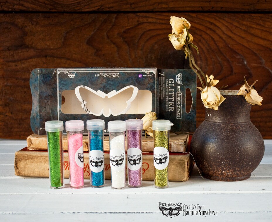 Art Ingredients - Glitter Set - Spring - 6 bottles x 10 grams each