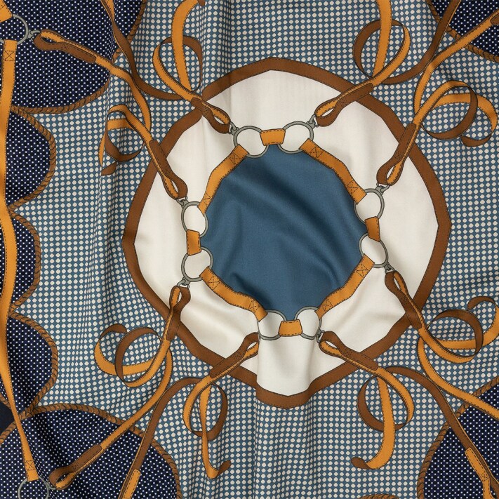 1 Panel Tempest White Swan Roundup Rehearsal Stretch Cotton Sateen Fabric