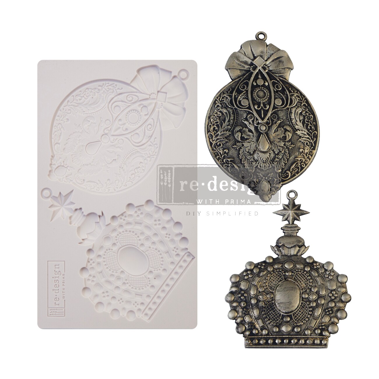 Redesign Decor Moulds&#xAE; - Victorian Adornments - 5&#x22;x8&#x22;, 8mm thickness Copyright #VA0002330556