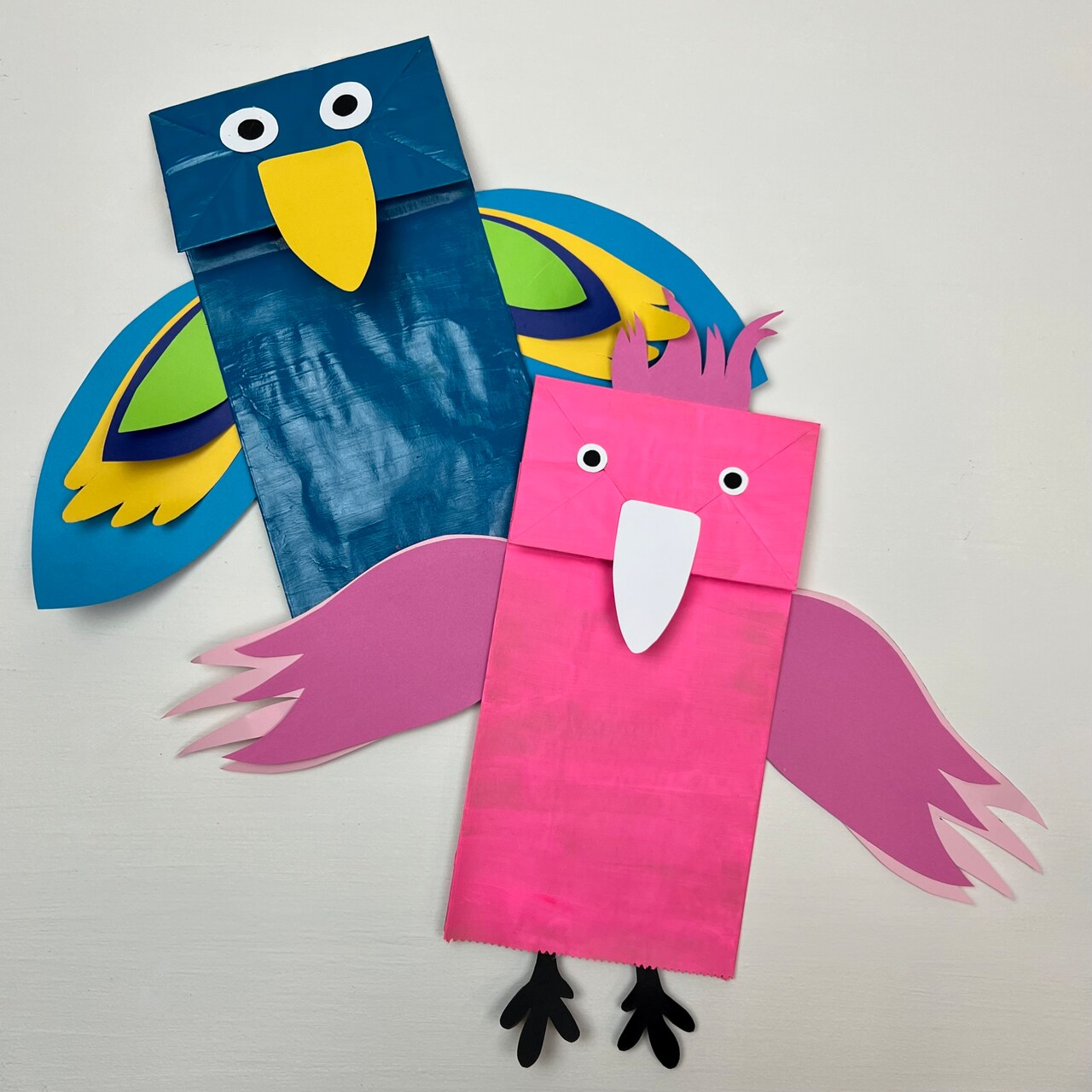 Kids Club: Paper Bag Parrot Puppet