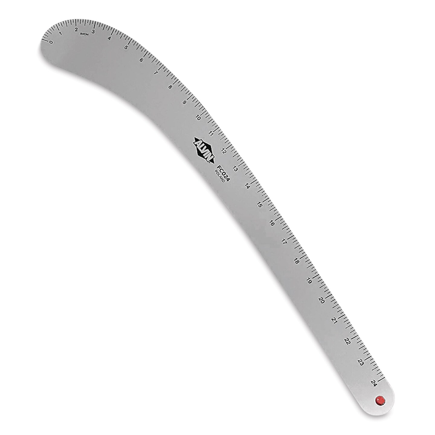 Alvin Aluminum French Curve Ruler - 24&#x22;