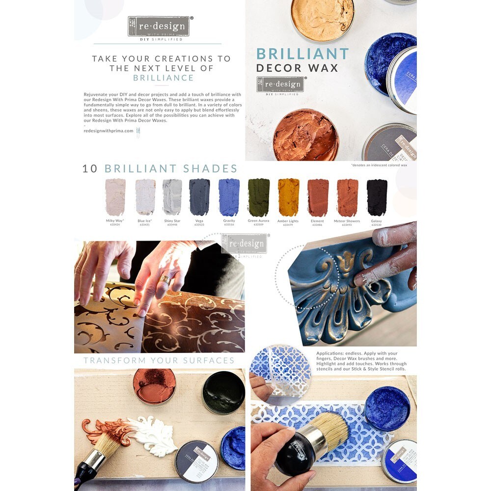 Redesign Decor Wax 1.69oz (50 ml) - Blue Ice Iridescent