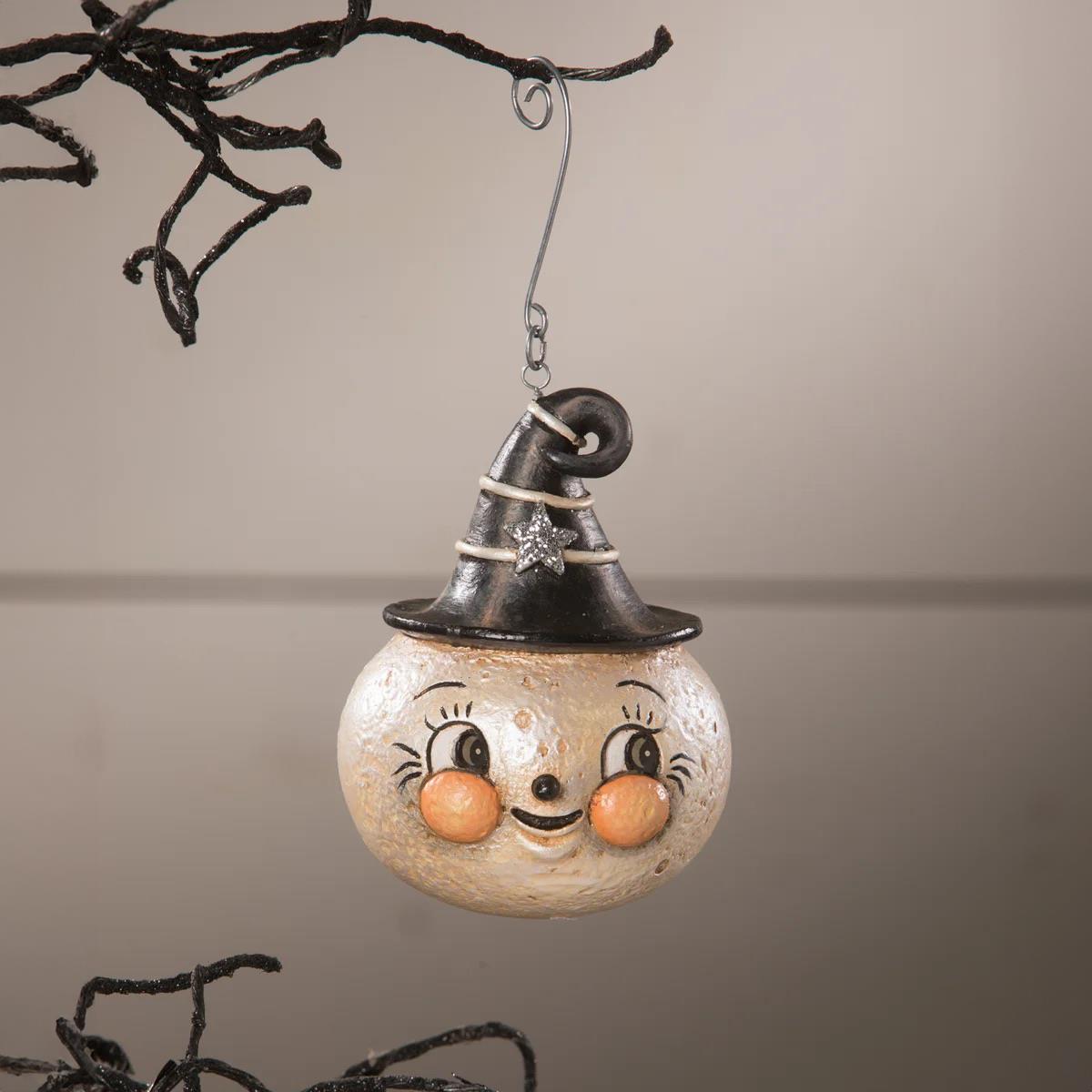 Bethany Lowe by Johanna Parker Vintage Halloween Full Wanda Luna Moon Ornament