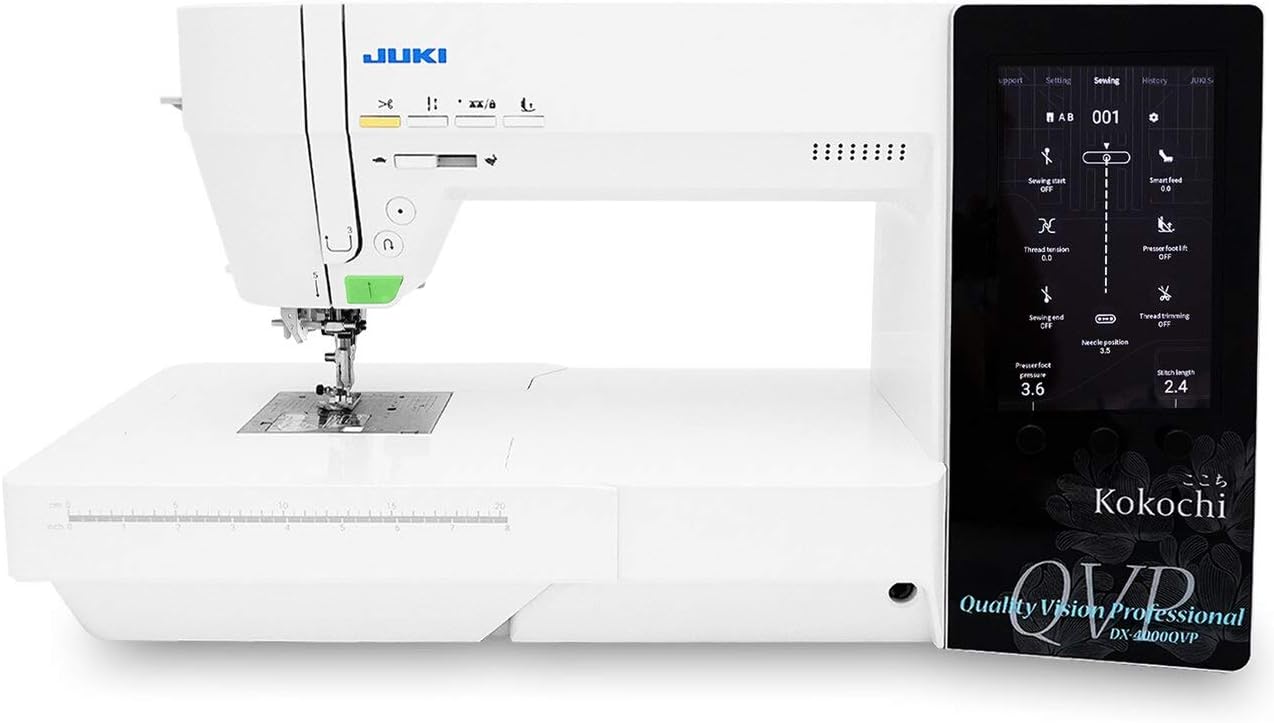 Juki DX-4000QVP Kokochi 12&#x22; Arm Professional Quality Quilting and Sewing Machine