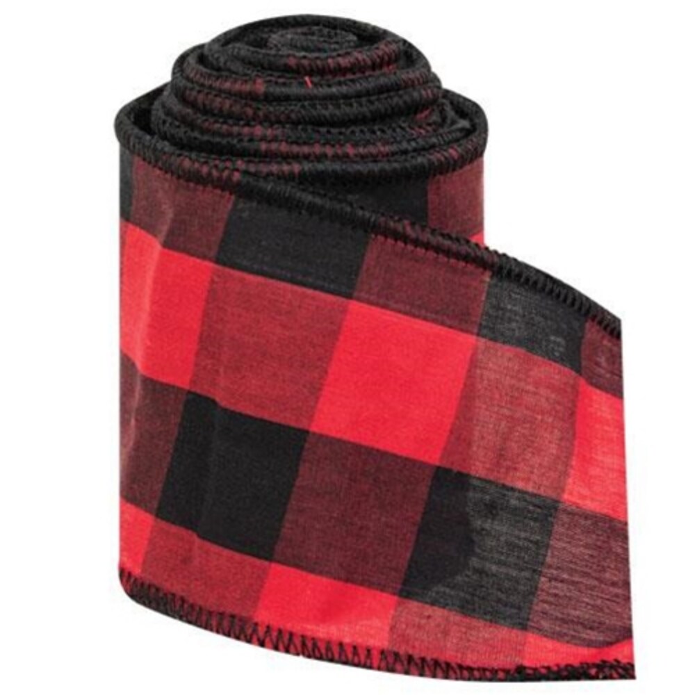 Wired Buffalo Check Ribbon