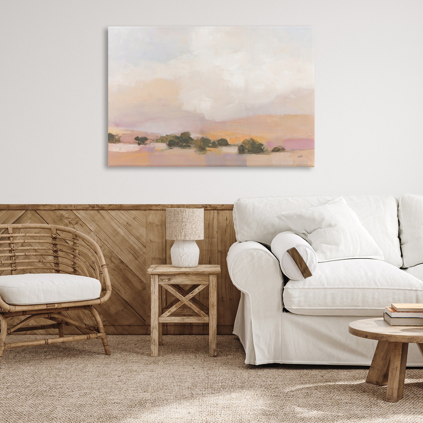 Stupell Industries Desert Landscape Abstract Canvas Wall Art Design by Julia Purinton