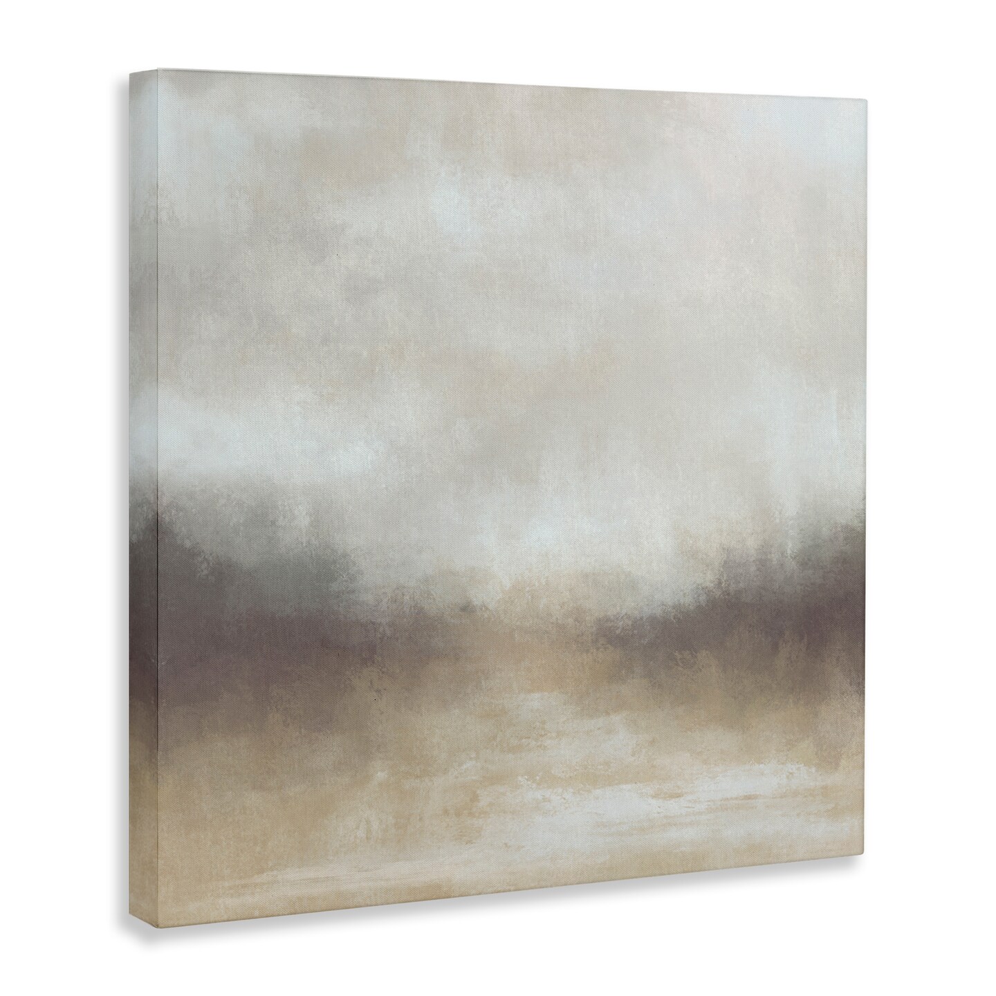 Stupell Industries Foggy Beige Landscape Canvas Wall Art Design by J:L Design