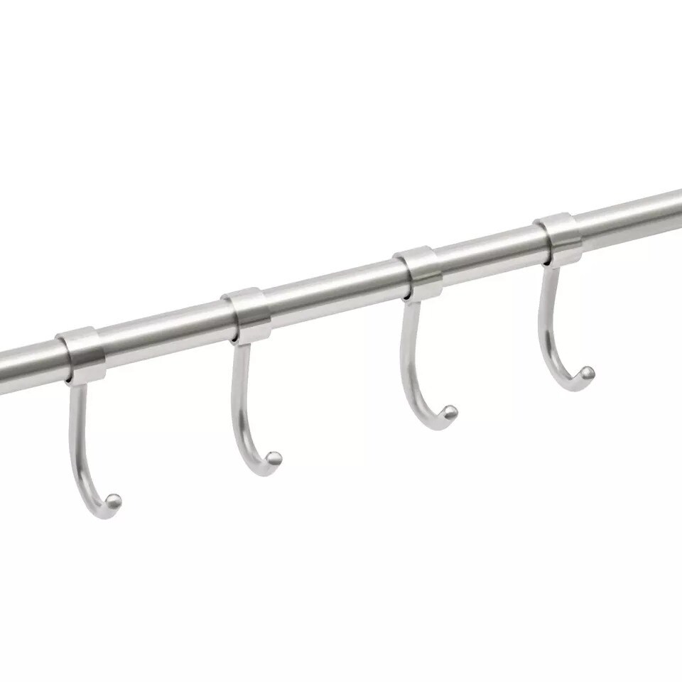 Kitchen Utensil Wall Rack Kitchen Rack Storage Rail Organizer Hanging Pot Rack