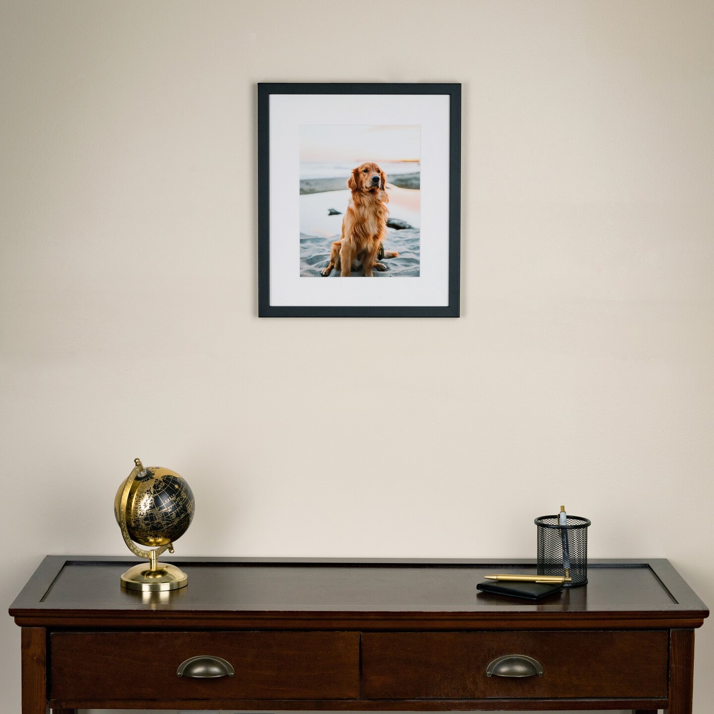 ArtToFrames 20x24 Inch Picture Frame, This 0.75 Inch Custom Wood Poster Frame is Available in Multiple Colors, Great for Your Art or Photos - Comes with Economy Acrylic and Corrugated Backing (A49OW)