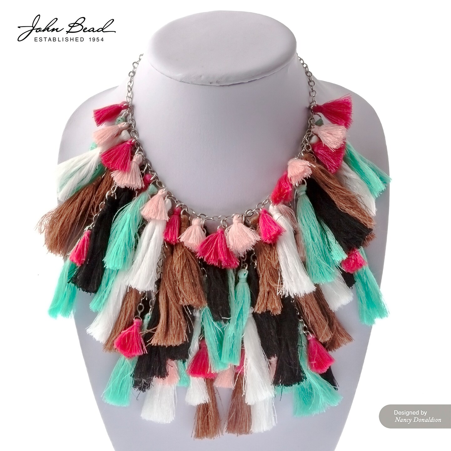 John Bead 1in Cotton Tassels, 20pcs