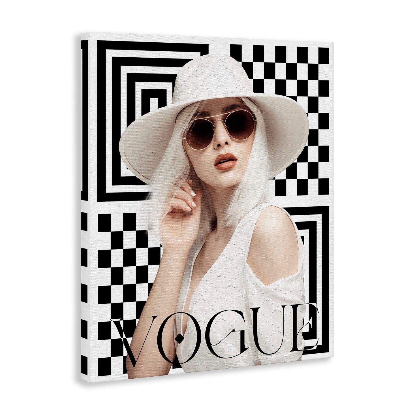 Stupell Industries Mod Elegance Woman Canvas Wall Art Design by Ziwei Li