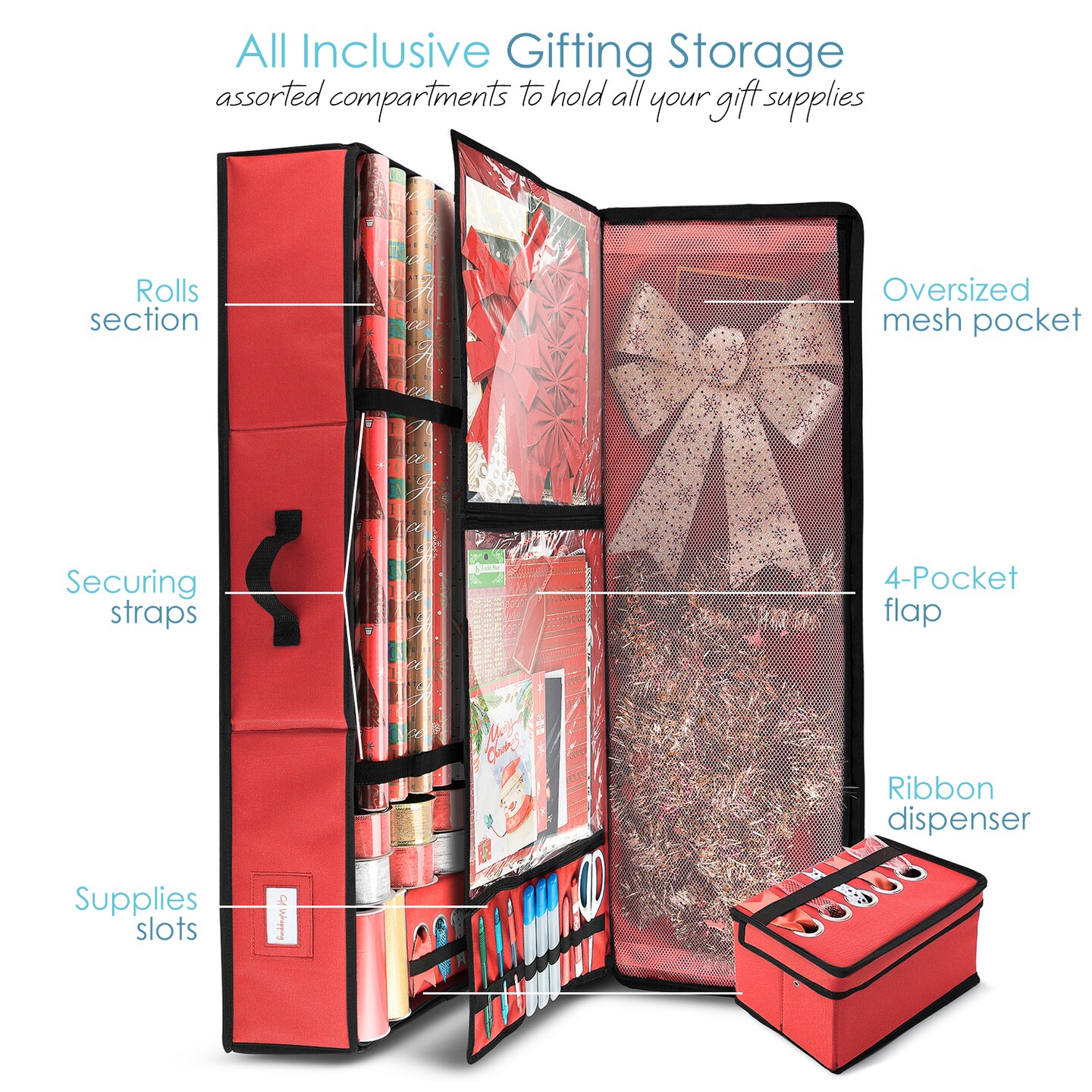 Hearth &#x26; Harbor Wrapping Paper Storage Container