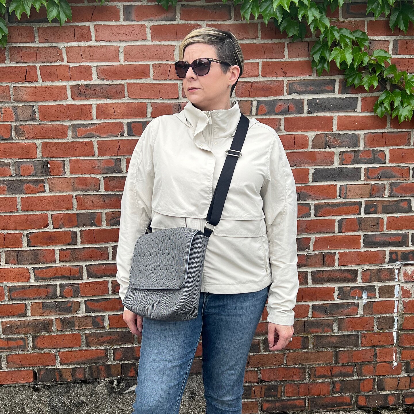 Crosscut Sewing Co.® Messenger Bag Sewing Project Kit for Beginners