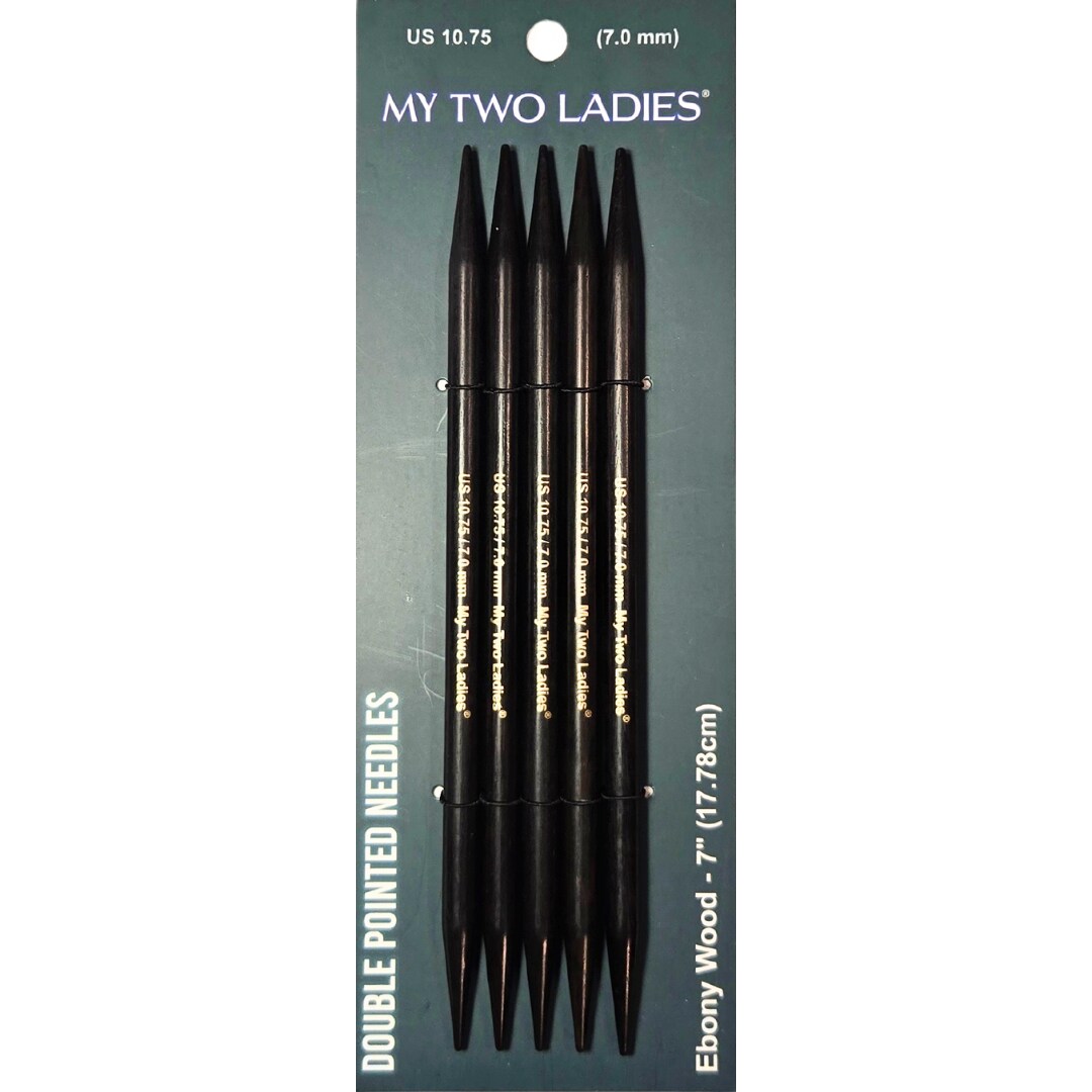 My Two Ladies | Infinity | Double Pointed Needles | Ebony | 11 Sizes