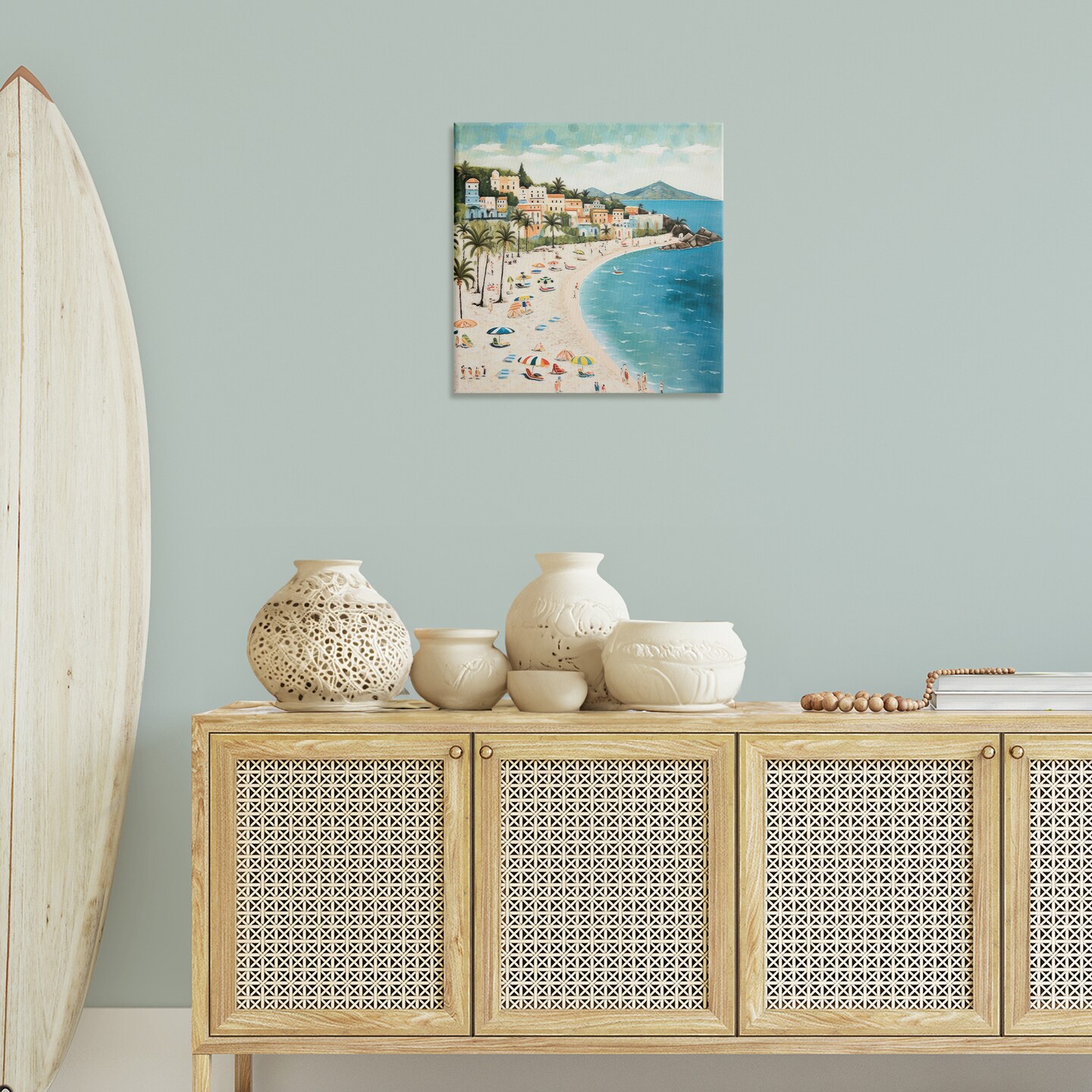 Stupell Industries Beach Water&#x27;s Edge Canvas Wall Art Design by Lazar Studio