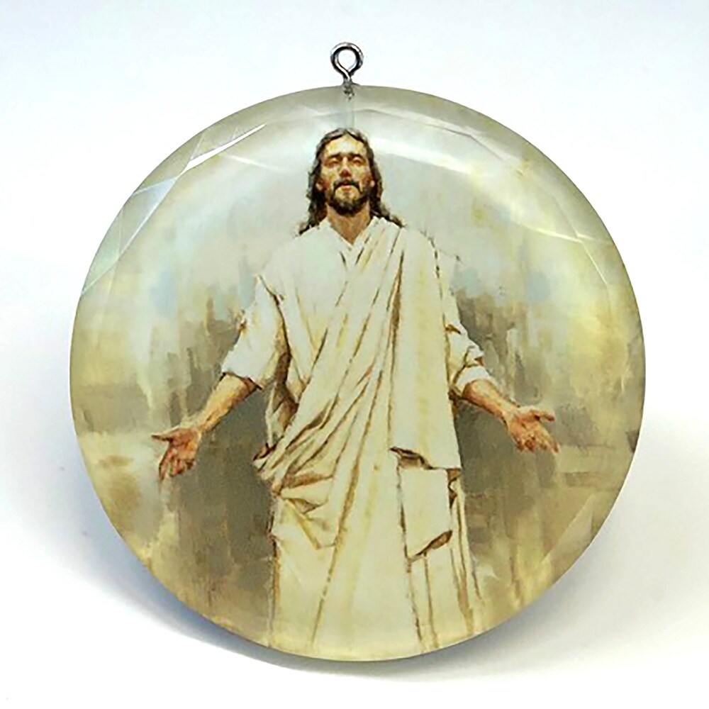 6 Pack Glass Christ Ornaments, Jesus Christ Nativity Ornaments, Religious Ornaments, Christmas Tree Ornaments, Baby Jesus product 3