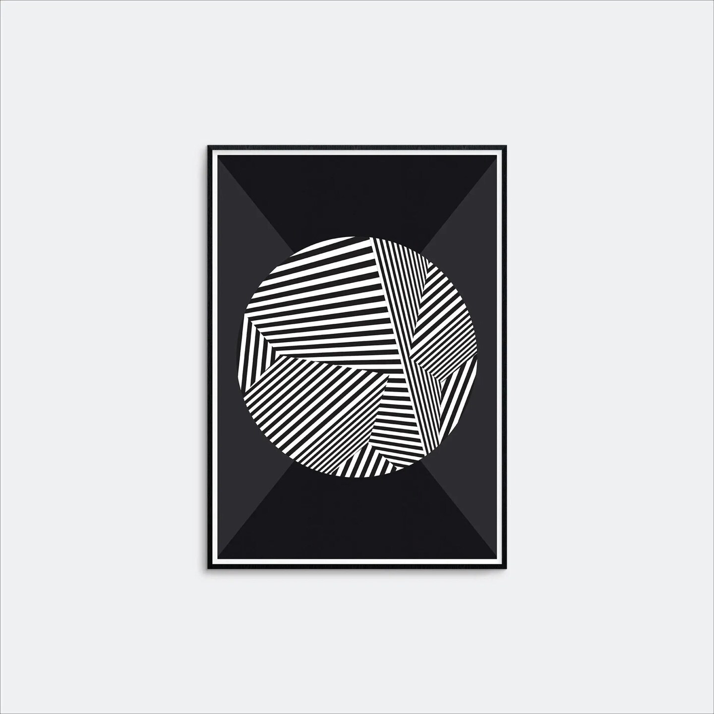 Modern Geometric Printable Wall Art,