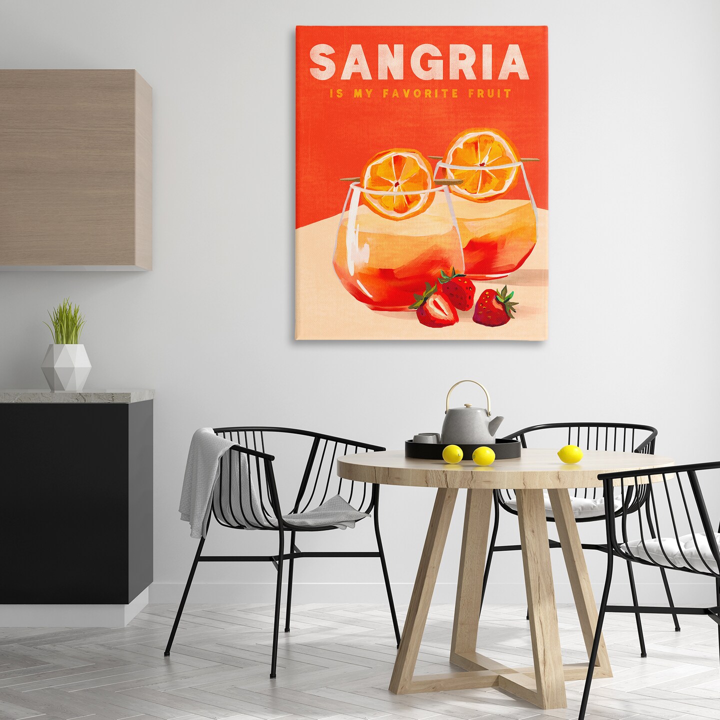 Stupell Industries Sangria Favorite Fruit Canvas Wall Art Design by The Whiskey Ginger