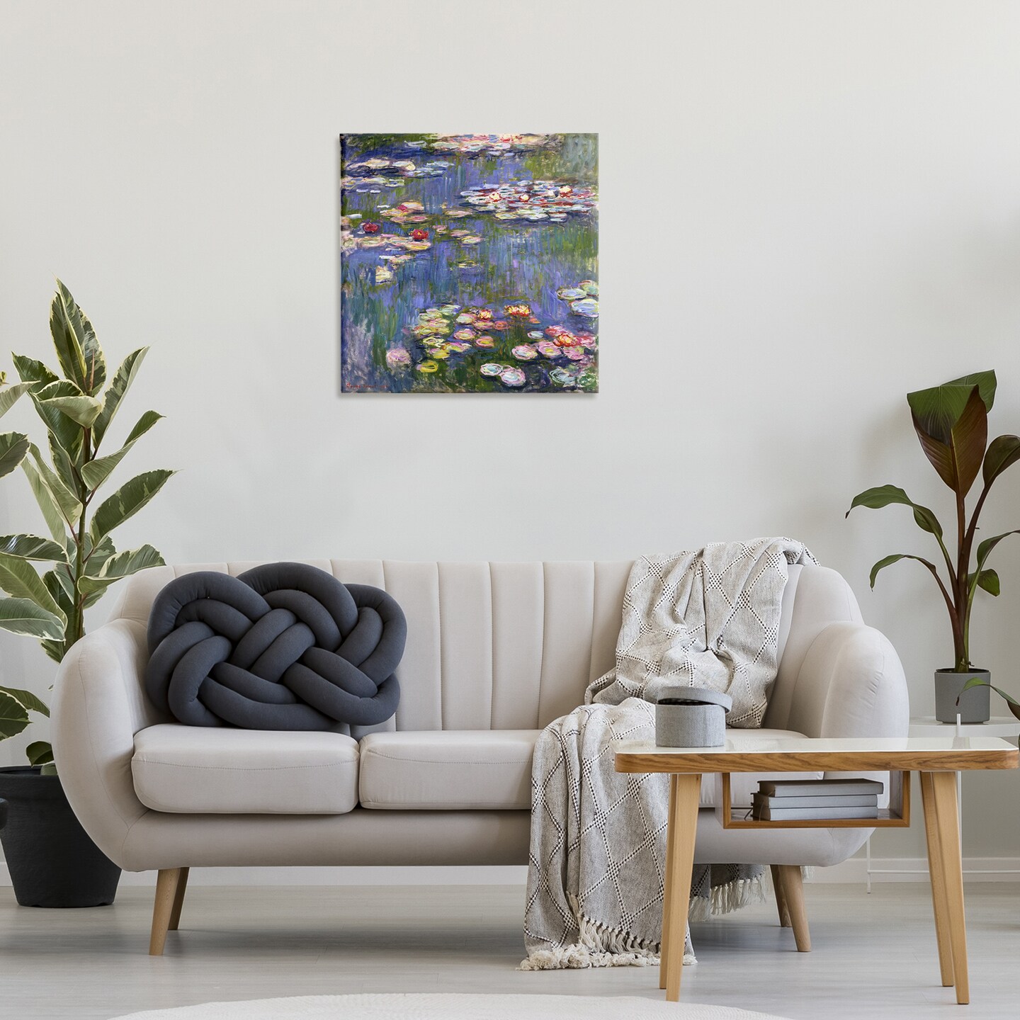 Stupell Industries Classical Monet Water Lilies Canvas Wall Art Design by one1000paintings