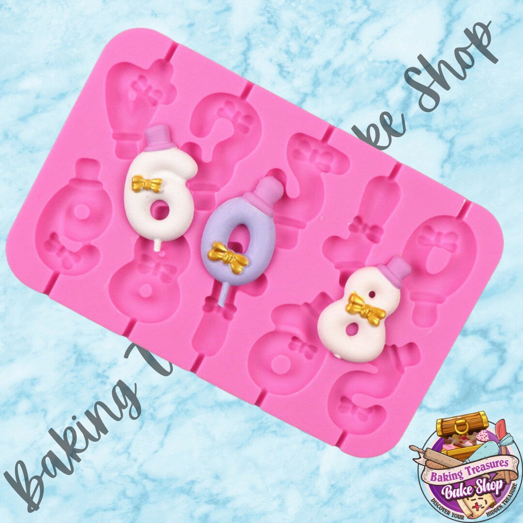 Boy &#x26; Girl Number Silicone Mold