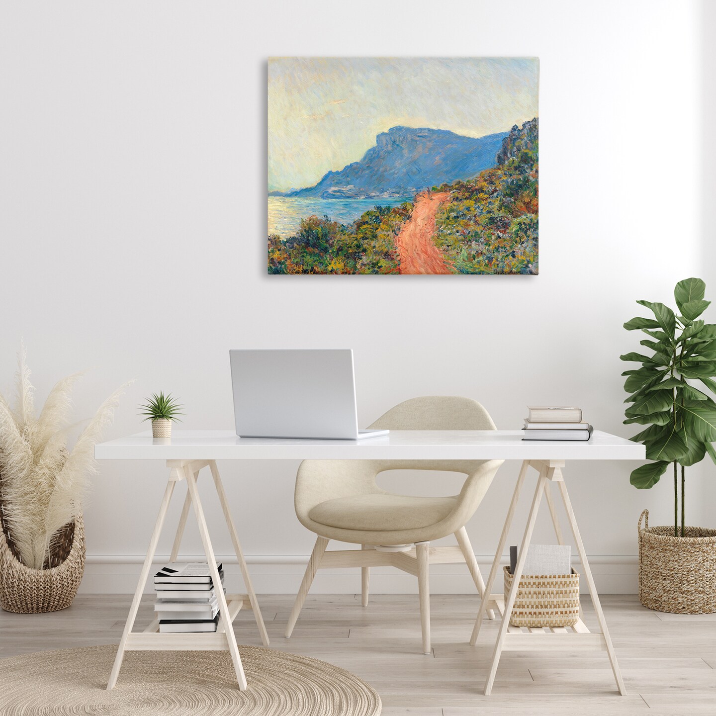 Stupell Industries Classic Monet Mountain Landscape Canvas Wall Art Design by one1000paintings