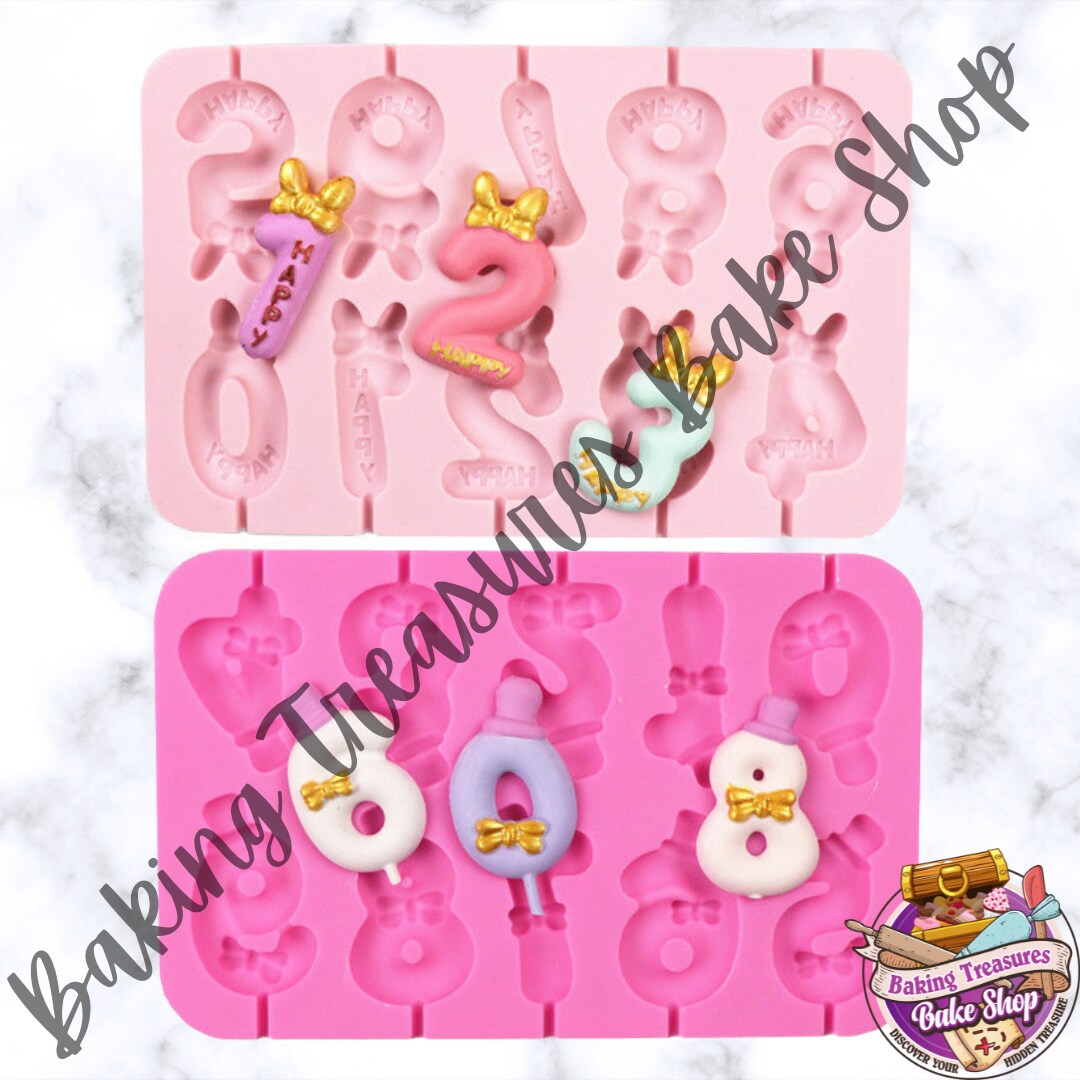 Boy &#x26; Girl Number Silicone Mold
