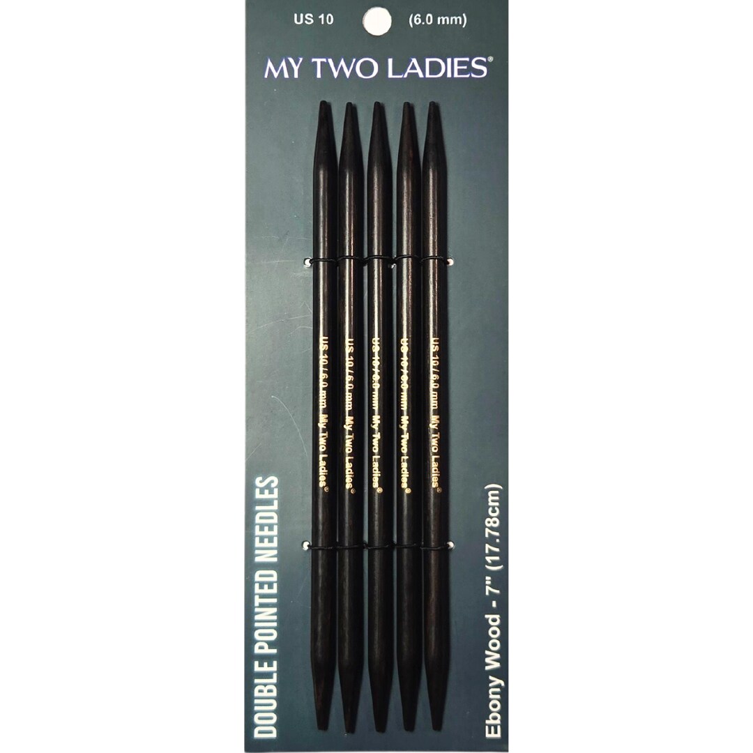 My Two Ladies | Infinity | Double Pointed Needles | Ebony | 11 Sizes