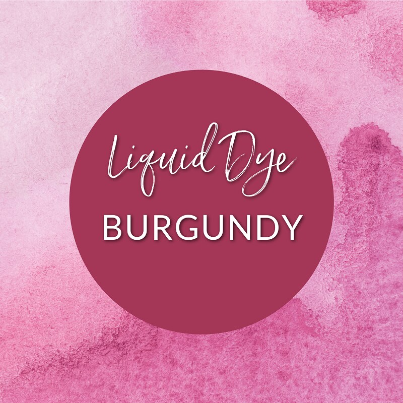 Burgundy Red - Liquid Dye for Candles &#x26; Resin