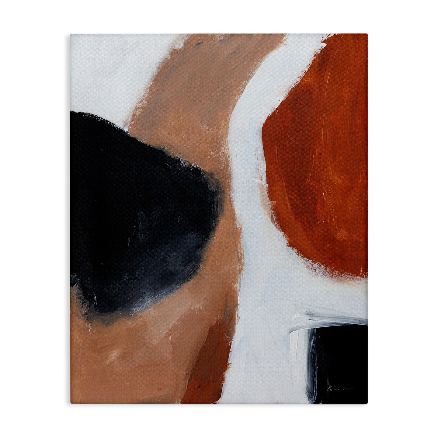 Stupell Industries Rare Earth Tones Abstract Canvas Wall Art Design by Pamela Munger