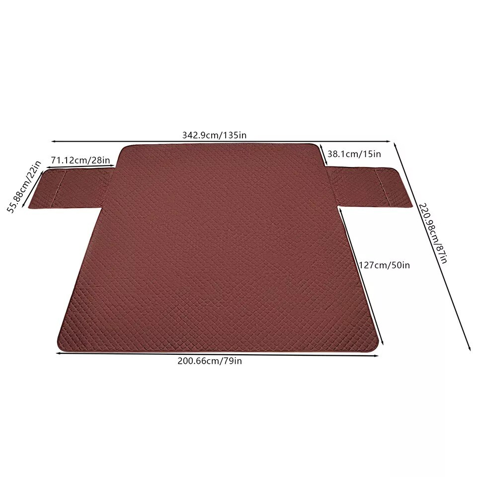 Waterproof Layer Couch Seat Protector Sofa Covers 4 Seats Sofa Slipcover