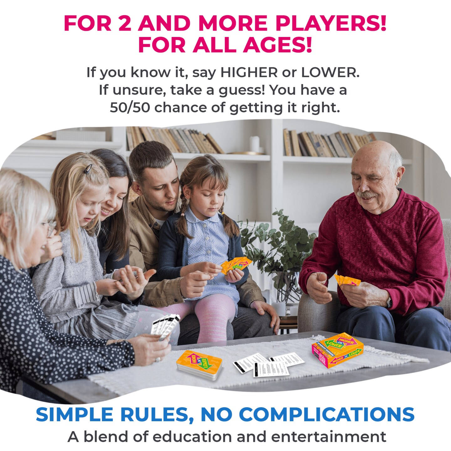 Higher or Lower Geography Family Board Game