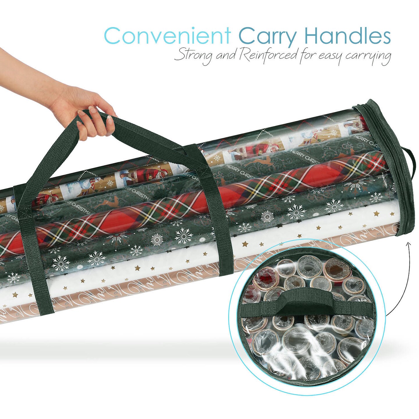 Hearth &#x26; Harbor Wrapping Paper Storage Container