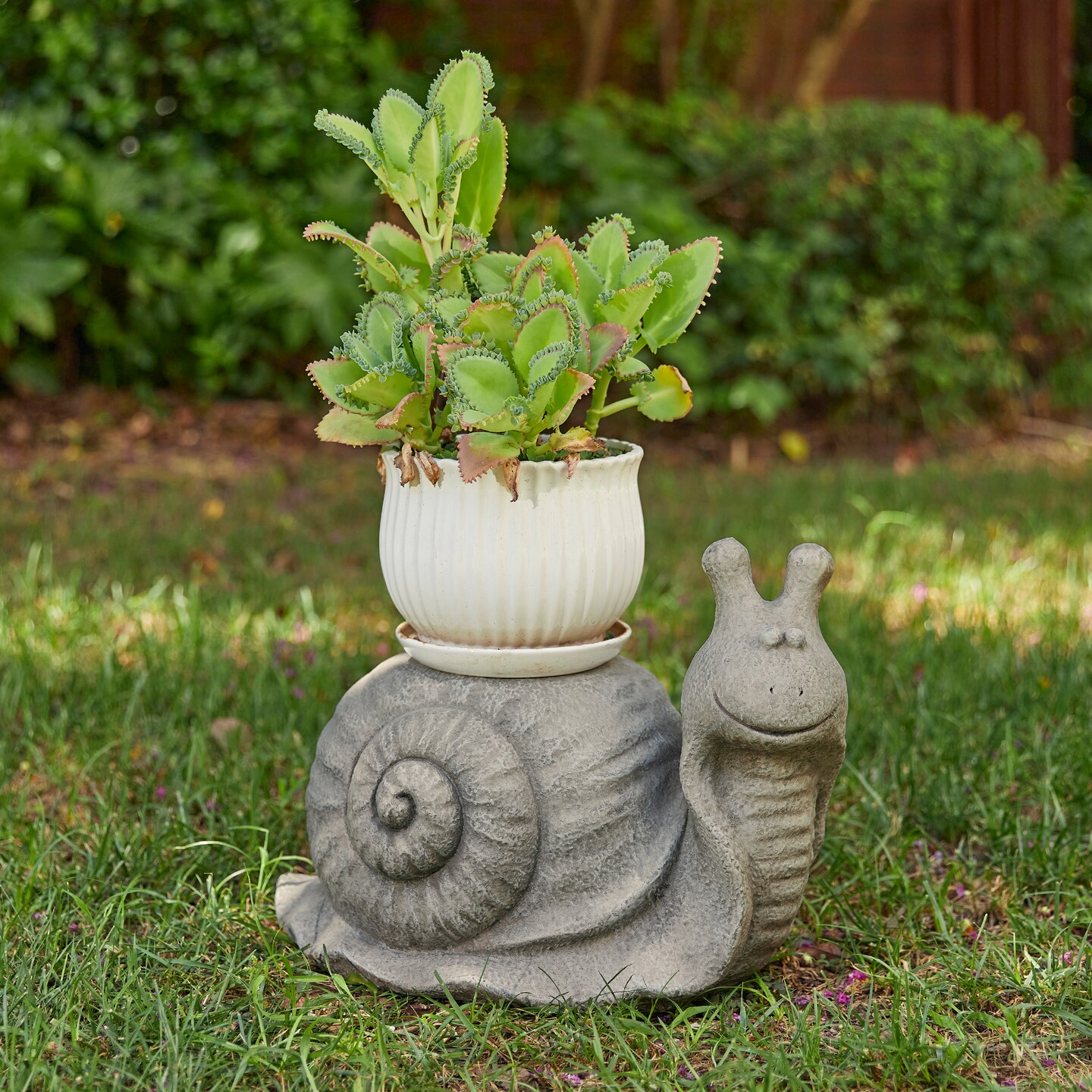 MGO Snail/Frog Garden Statue or Planter Stand