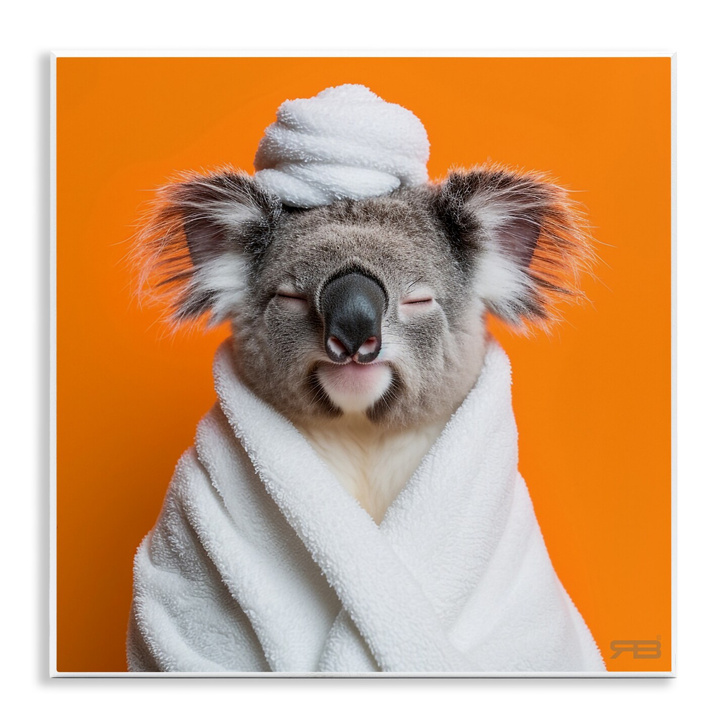 Stupell Industries Relaxed Bathtime Koala Wall Plaque Art Design by RB