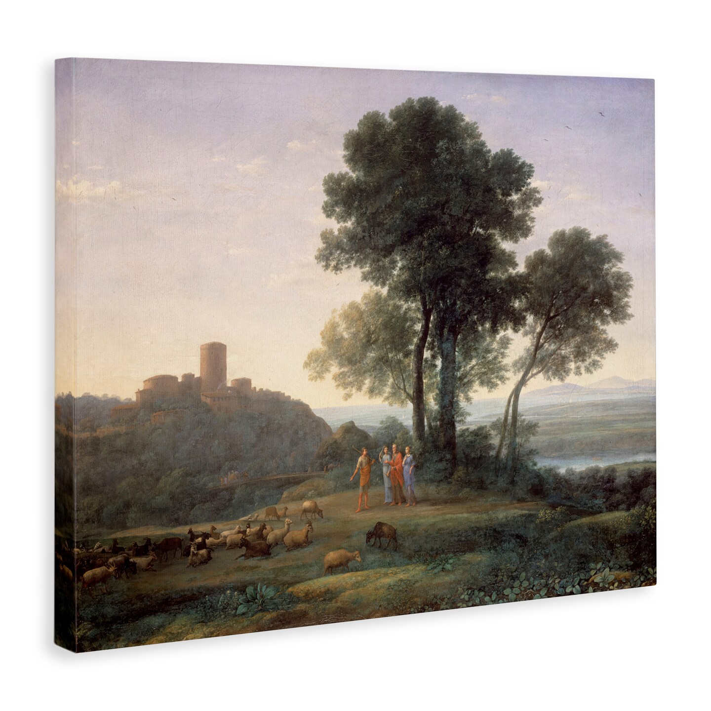 Stupell Industries Classic Claude Rural Landscape Canvas Wall Art Design by one1000paintings