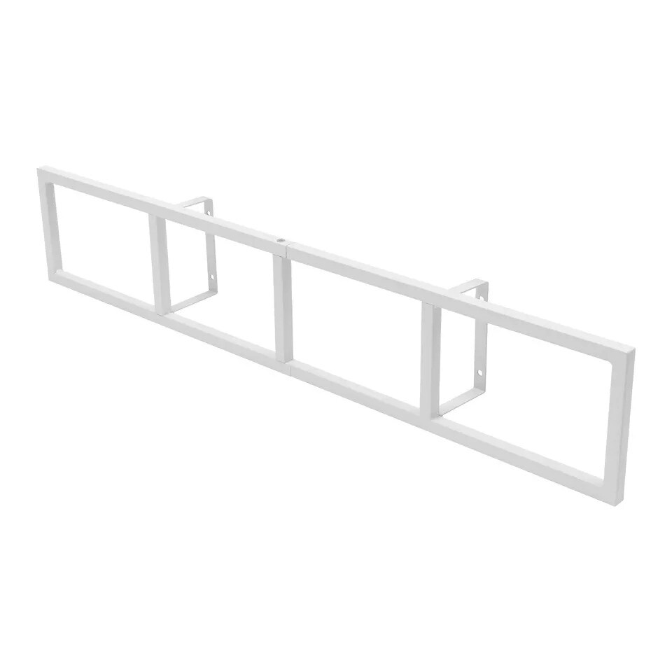 34 Inch Wall Mount Media Storage Rack, CD DVD Cube Organizer Metal Shelf
