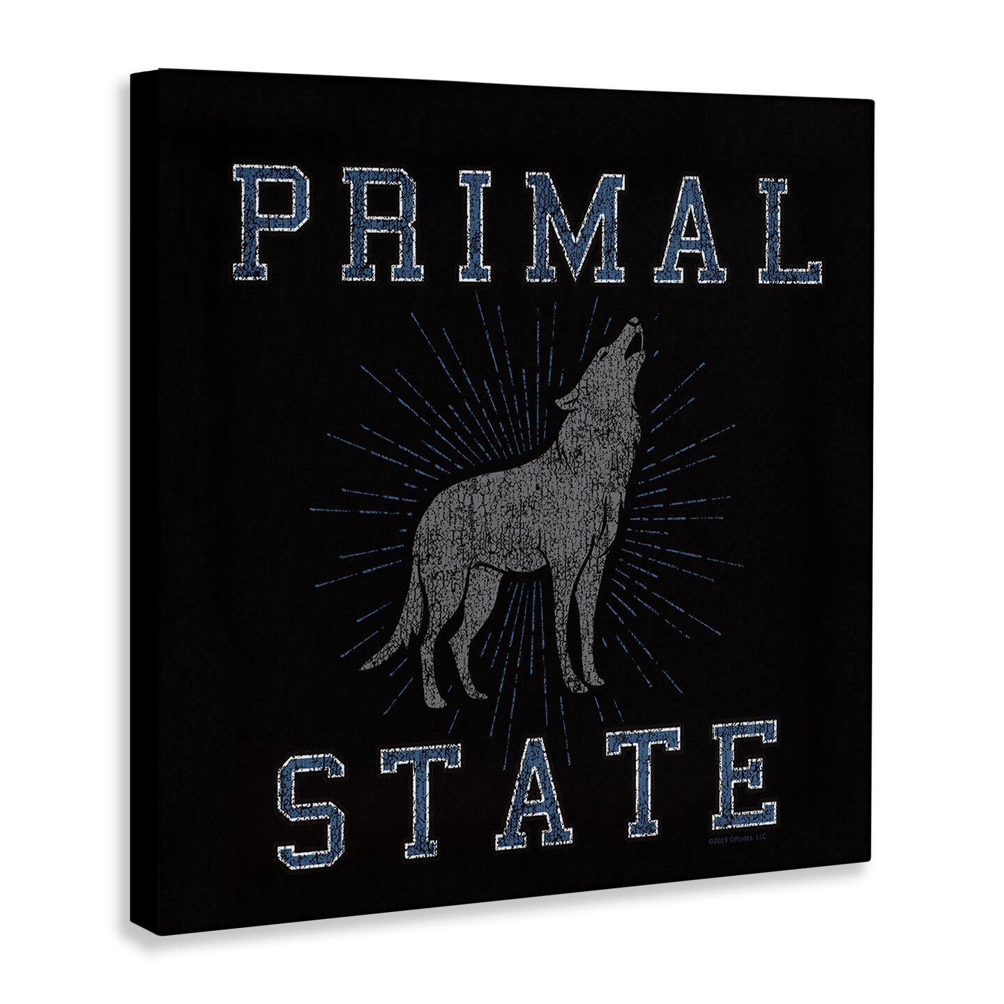 Stupell Industries Primal Wolf State Canvas Wall Art Design by Spirit Animals/Life Is High