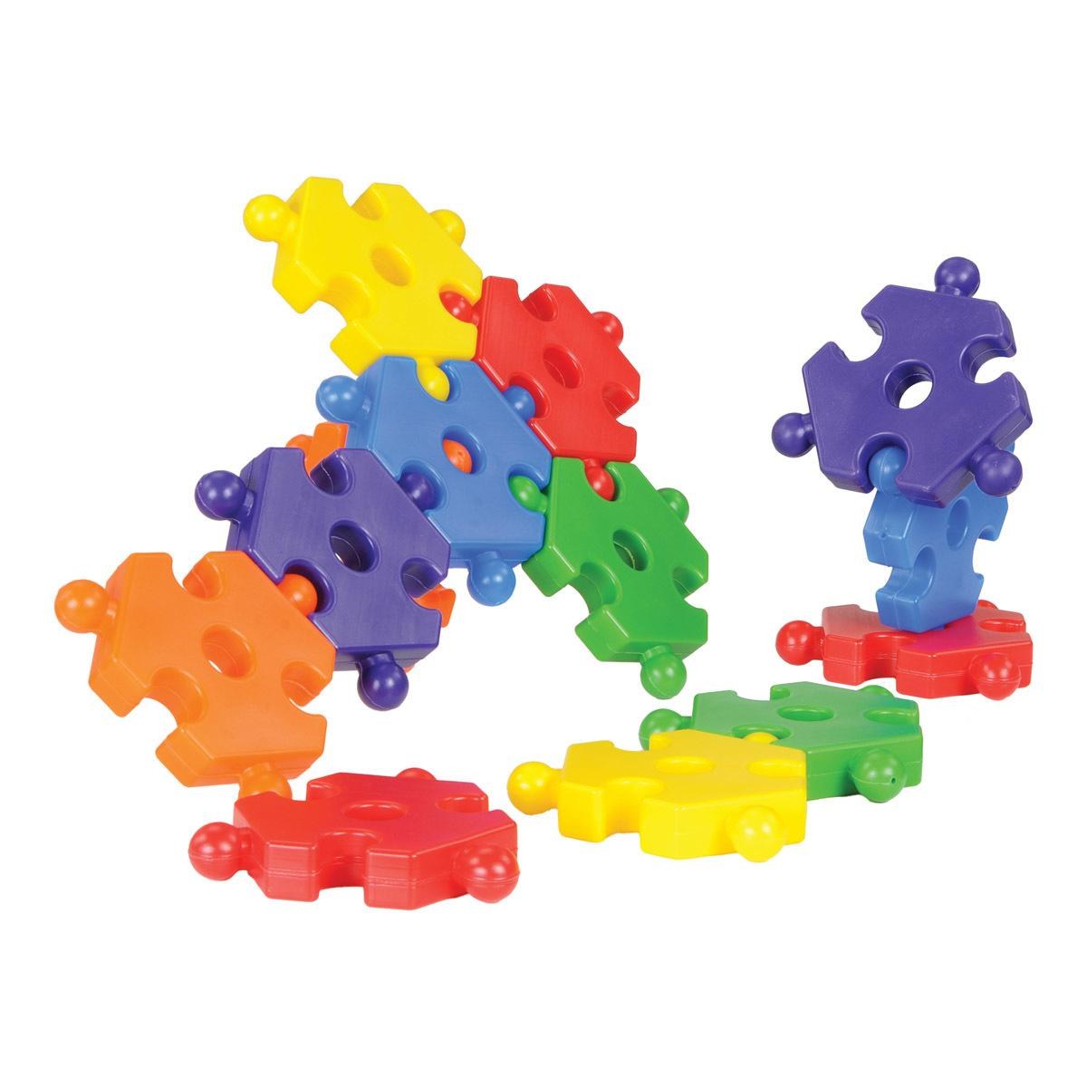 Kaplan Early Learning Company Jumbo Hexagon Manipulative Set - 48 Pieces