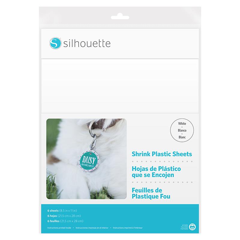 Silhouette Shrink Plastic - White