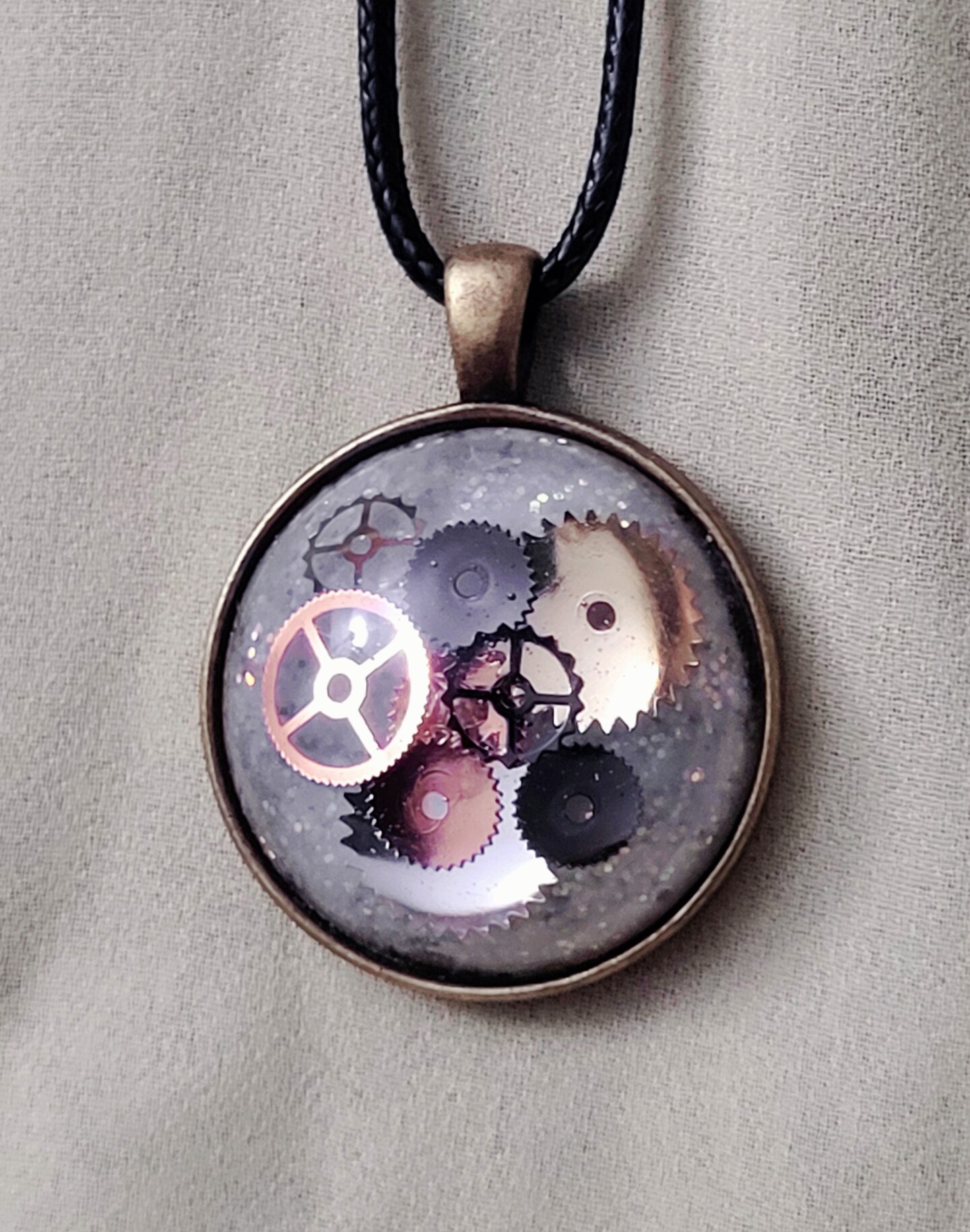 Steampunk pendant, resin Perfect gift for that creative someone  in your MakerPlace by Michaels