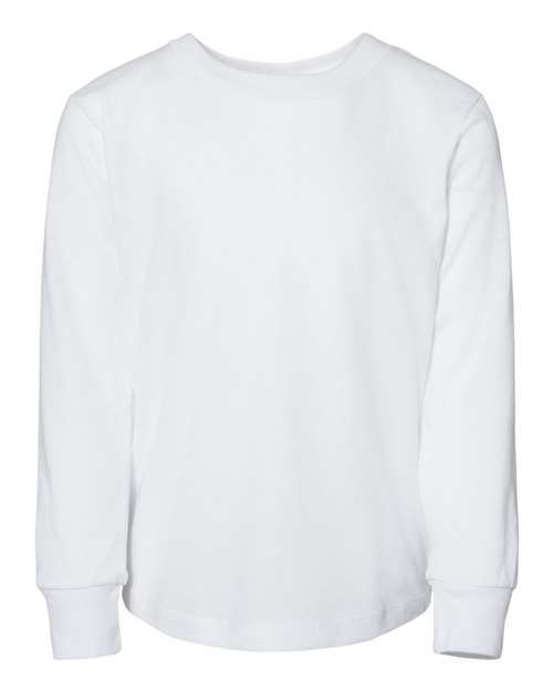 BELLA + CANVAS&#xAE; Toddler Jersey Crewneck Long Sleeve T-Shirt