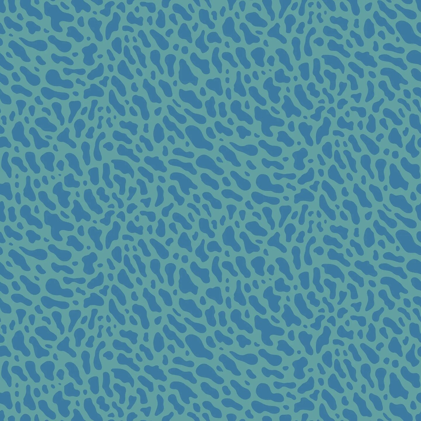 Blue Drip Drop Gift Wrap