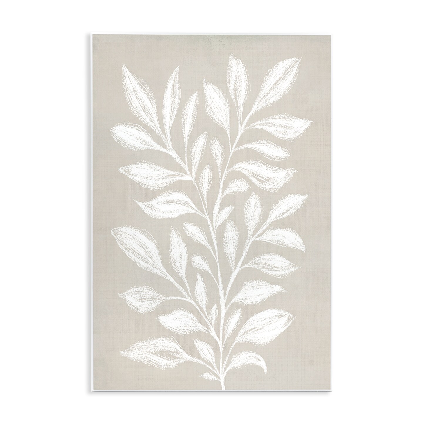 Stupell Industries Chalk Sketch Leaves Wall Plaque Art Design by Martina Pavlova