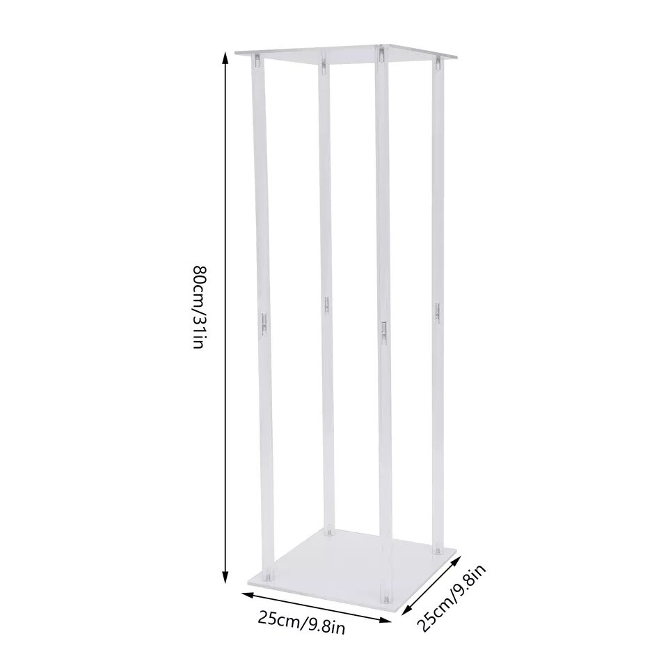 Acrylic Flower Stand Vase Column Stand Wedding Flower Stand Wedding Centerpieces